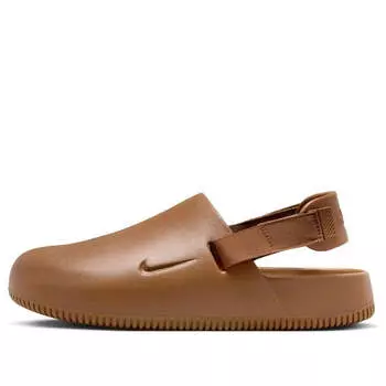 Сандалии calm mule 'light british tan' Nike, бежевый