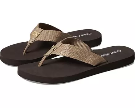 Сандалии Calvin Klein Caluha, цвет Taupe Logo