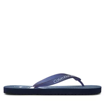 Сандалии Calvin Klein Jeans Beach Sandal Glossy YM0YM00952 Peacot/Dusk Blue 0G7, темно-синий