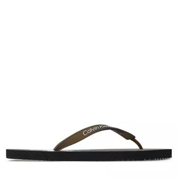 Сандалии Calvin Klein Jeans Beach Sandal Glossy YM0YM00952 Black/Grey 0GM, черный