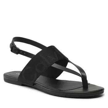 Сандалии Calvin Klein Jeans FlatSandal Toepost, черный