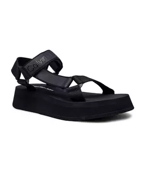 Сандалии CALVIN KLEIN JEANSVELCRO WEBBING, черный