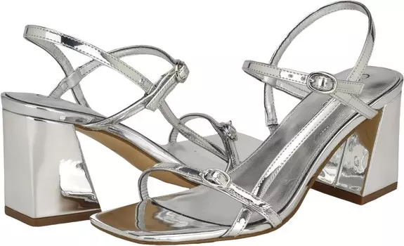 Сандалии Calvin Klein Linella, цвет Silver Mirror Metallic