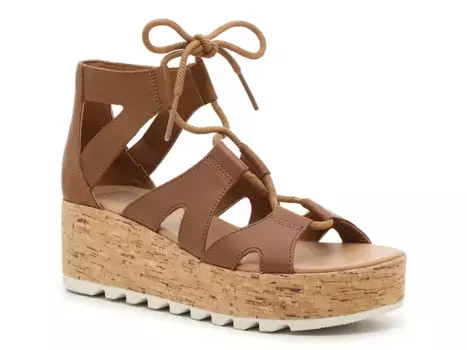 Сандалии Cameron Wedge Sandal Sorel, коричневый