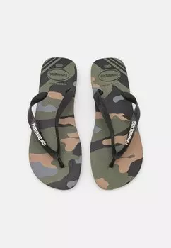 Сандалии CAMU UNISEX Havaianas, цвет green olive/black