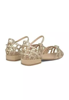 Сандалии CANGREJERA BRILLOS Alma en Pena, коричневый