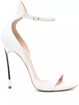 Сандалии Cappa Blade 115 мм Casadei, белый