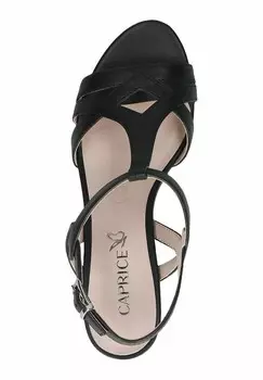 Сандалии Caprice, черная наппа