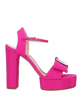 Сандалии Casadei, фуксия