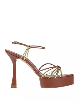 Сандалии Casadei, коричневый