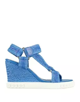 Сандалии Casadei, лазурный