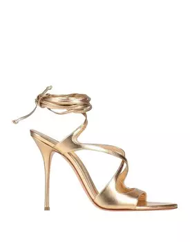 Сандалии Casadei, платина