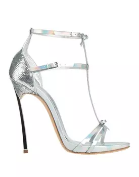 Сандалии Casadei, серебро