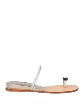 Сандалии Casadei, серебро