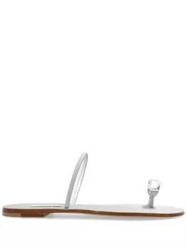 Сандалии Casadei Soraya, серебряный