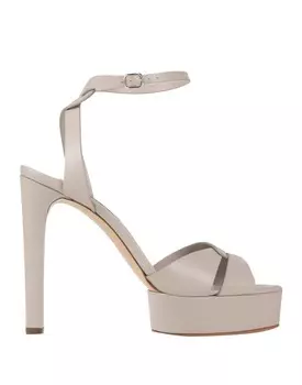 Сандалии Casadei, светло-серый