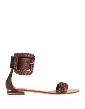 Сандалии Casadei, темно-коричневый