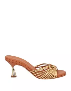 Сандалии Casadei, золото