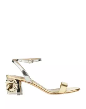 Сандалии Casadei, золото