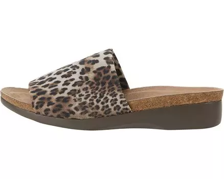 Сандалии Casita Munro, эластичная ткань с леопардовым принтом