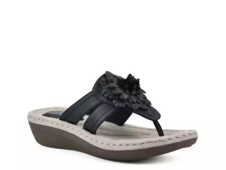 Сандалии Cassia Wedge Sandal Cliffs By White Mountain, темно-синий