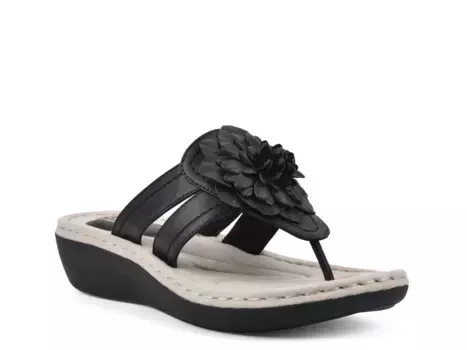 Сандалии Cassia Wedge Sandal Cliffs By White Mountain, черный