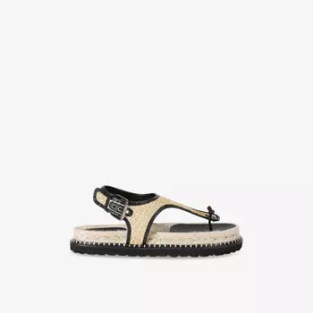 Сандалии Castaner Tamesis 104 из рафии и кожи, мультиколор