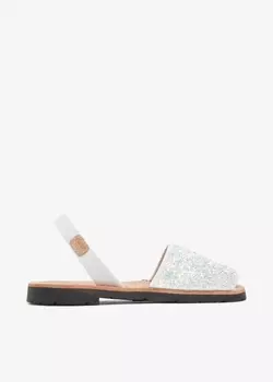 Сандалии Castell Madona Glitter, белый