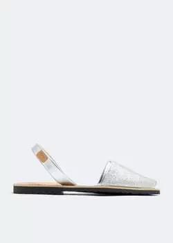 Сандалии CASTELL Madona sandals, серебряный