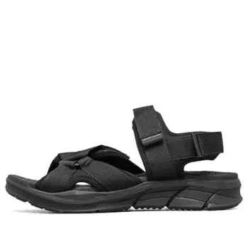 Сандалии casual black sandals Skechers, черный