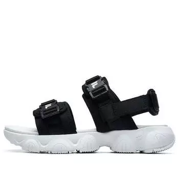 Сандалии casual sandals for black/white Fila, черный