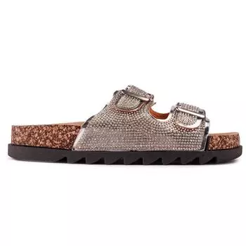 Сандалии Cat с широкой стелькой SOLESISTER, цвет metallics