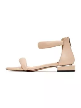 Сандалии CESARE GASPARI met blokhak, бежевый