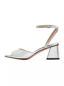 Сандалии CESARE GASPARI Sandals, серебряный