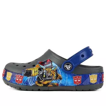 Сандалии cfl transformers bnd lt slate graffiti outdoor casual gray sandals Crocs, серый