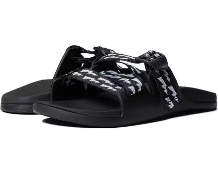 Сандалии Chaco Chillos Slide, цвет Bolt Black/White