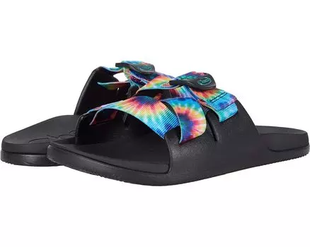 Сандалии Chaco Chillos Slide, цвет Dark Tie-Dye
