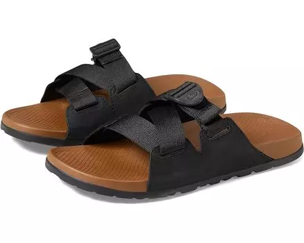 Сандалии Chaco Lowdown Leather Slide, черный