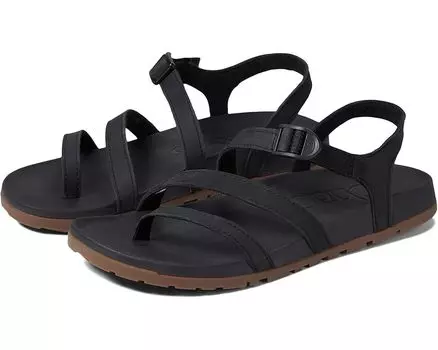 Сандалии Chaco Lowdown Leather Strappy, черный
