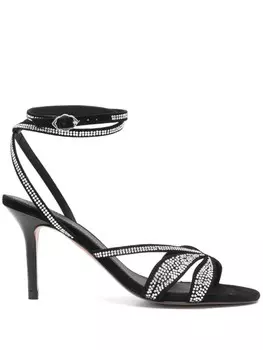 Сандалии Чагуа 80 мм Ba&Sh, черный