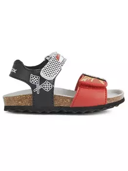 Сандалии Chalki Geox, цвет rot/schwarz