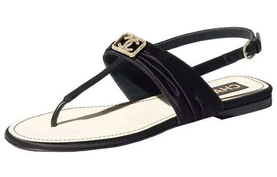 Сандалии Chanel женские, черный