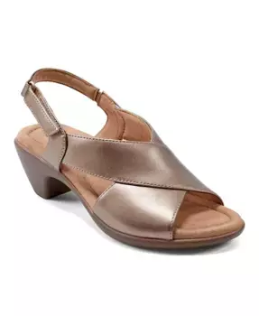 Сандалии Chantal Crisscross на низком каблуке из кожи Easy Spirit, желтый