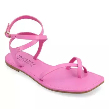 Сандалии Charra с ремешком на щиколотке Journee, фуксия