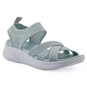 Сандалии Charry comfort от White Mountain, хлопковая синяя ткань