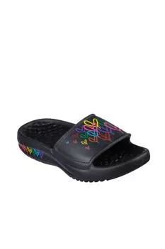 Сандалии - Черный - На плоской подошве SKECHERS, черный