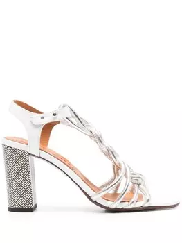 Сандалии Chie Mihara 75 мм Bane, серебряный