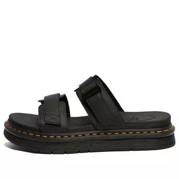 Сандалии chilton black slippers Dr. Martens, черный