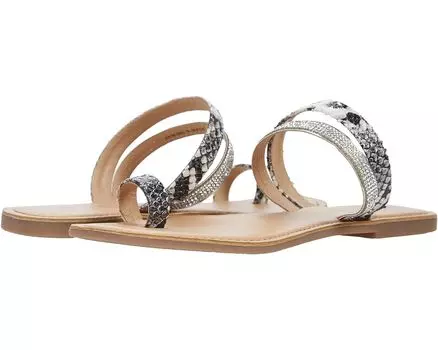 Сандалии Chinese Laundry Safari, цвет Black/White Snake Leather Stone