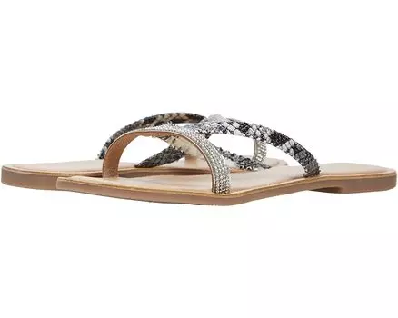 Сандалии Chinese Laundry Selfie, цвет Black/White Snake Leather Stone